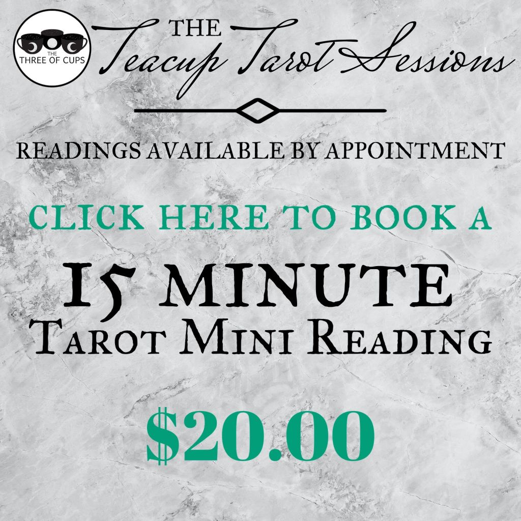 Click here to book a 15 minute mini tarot reading for $20